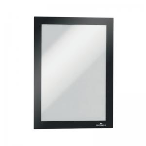 Durable Infoframe Duraframe Self-Adhesive A5 Black Pack of 2 487101