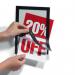 Durable Infoframe Duraframe Self-Adhesive A5 Black (Pack of 2) 487101 DB40485