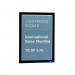 Durable Infoframe Duraframe Self Adhesive A4 Black (Pack of 2) 487201 DB40487