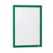 Durable Infoframe Duraframe Self Adhesive Frame A4 Green (Pack of 2) 487205 DB40508
