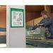 Durable Infoframe Duraframe Self Adhesive Frame A4 Green (Pack of 2) 487205 DB40508