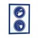 Durable Duraframe Self Adhesive A4 Dark Blue (Pack of 2) 487207 DB40520
