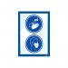 Durable Infoframe Duraframe Self Adhesive A4 Dark Blue (Pack of 10) 488207 DB40583