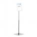 Durable Duraview Floor Stand A4 Silver 498123 DB40650