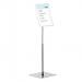 Durable Duraview Floor Stand A3 Silver 498223 DB40651