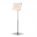 Durable Duraview Floor Stand A3 Silver 498223 DB40651