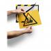 Durable Duraframe Security Self Adhesive A4 YellowBlack (Pack of 2) 4944130 DB40654