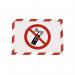 Durable Duraframe Security Self Adhesive A4 RedWhite (Pack of 2) 4944-132 DB40656
