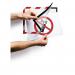 Durable Duraframe Security Self Adhesive A4 RedWhite (Pack of 2) 4944-132 DB40656