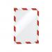 Durable Duraframe Security Self Adhesive A4 Red/White (Pack of 2) 4944-132 DB40656
