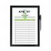 Durable Infoframe Duraframe Note Self Adhesive A4 Black 499301 DB40703