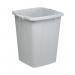 Durable Durabin Bin Square 90 Litre 520x490x610mm Grey 1800474050 DB47405