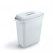 Durable Durabin Rectangular Waste Bin 60 Litre 282x590x600mm White 1800496010 DB49601