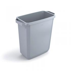 Durable Durabin Bin Rectangular 60 Litre 282x590x600mm Grey 1800496050 DB49605