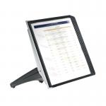 The Durable SHERPA SOHO TABLE 5 Display Panel System is a durable and versatile desk display unit. It features 5 display panels and a sleek design, perfect for organizing documents and showcasing information in any office or workspace setting.