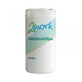 2Work Whiteboard Cleaning Wipes (Pack of 100) DB50372 DB50372