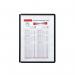 Durable SHERPA Display Panel A4 Black (Pack of 10) 560601 DB560601
