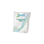2Work Dry Clean Wipe (Pack of 50) DB57165 DB57165