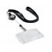 Durable Soft Breakaway Lanyard with Retractable Badge Reel Black (Pack of 10) 822301 DB68028
