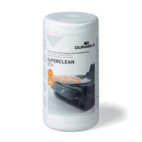 Durable Superclean Box Cleaning Wipes for Plastic Surfaces (Pack of 100) 570802 DB70020