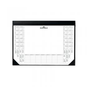 Durable Calendar Desk Mat 590 x 420mm Black 7291/01 DB70113