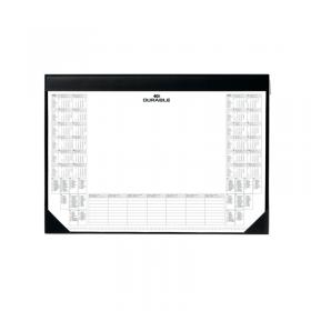 Durable Calendar Desk Mat 590 x 420mm Black 729101 DB70113