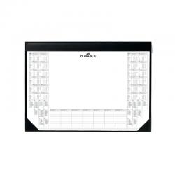 Durable Clear Overlay Calendar Desk Mat 65x52cm Black 729101 DB70113