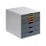 Durable Varicolor 7 Drawer Desktop Organiser Colour Coded A4+ 760727 DB70194
