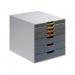 Durable Varicolor 7 Drawer Desktop Organiser Colour Coded A4+ 760727 DB70194