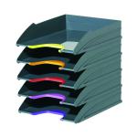 Durable VARICOLOR Letter Tray Set Assorted (Pack of 5) 770557 DB70195