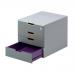 Durable Varicolor Safe 4 Drawer Box 760627
