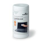 Durable Screenclean Box Wet Wipes Alcohol Free Bio-degradable White (Pack of 100) 573602 DB70990