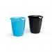 Durable Waste Basket Eco 80 Per Cent Recycled Plastic Bin 16 Litre Black 1701710060 DB71006