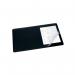 Durable Desk Mat with Clear Overlay 400 x 530mm Black 720201 DB720201