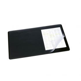 Durable Desk Mat with Clear Overlay 400 x 530mm Black 7202/01 DB720201