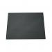 Durable Desk Mat with Clear Overlay 650 x 520mm Black 7203/01 DB720301