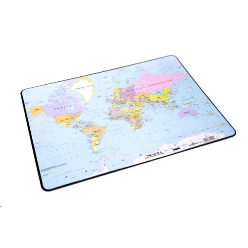 Durable Desk Mat World Map 400x530mm 7211 