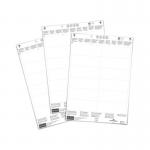 Durable Insert Sheets 100x38mm White (Pack of 240) 102202 DB72575