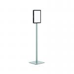 Durable Floorstand Info Stand Basic A4 Anthracite Grey 501257 DB73032