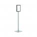 Durable Floorstand Info Stand Basic A4 Anthracite Grey 501257 DB73032
