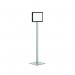 Durable Floorstand Info Stand Basic A4 Anthracite Grey 501257 DB73032