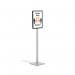 Durable Floorstand Info Stand Basic A3 Anthracite Grey 501357 DB73033