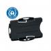 Durable ECO 2 Card Recycled Plastic Security ID Badge Holder Black (Pack of 10) 898901 DB73065