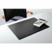Durable Desk Mat with Contoured Edges 530x400mm Polypropylene Black 713201 DB73101