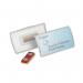 Durable CLICK FOLD Recycled Magnet Name Tag Badge Holder 40x75mm (Pack of 10) 825919 DB73220