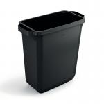 Durable Durabin Eco Bin 60 Litre Rectangular 282x590x600mm Black 1800503221 DB73250