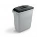 Durable Waste bin DURABIN ECO 60 Litre Rectangular 282x590x600mm Grey 1800503050 DB73252