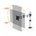 Durable Select Monitor Mount Arm for 1 Screen Up to 32 Inch 509423 DB73498