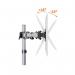 Durable Select Monitor Mount Arm for 2 Screens Up to 32 Inch with Desk Clamp Attachment 509523 DB73499