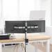 Durable Select Monitor Mount Arm for 2 Screens Up to 32 Inch with Desk Clamp Attachment 509523 DB73499